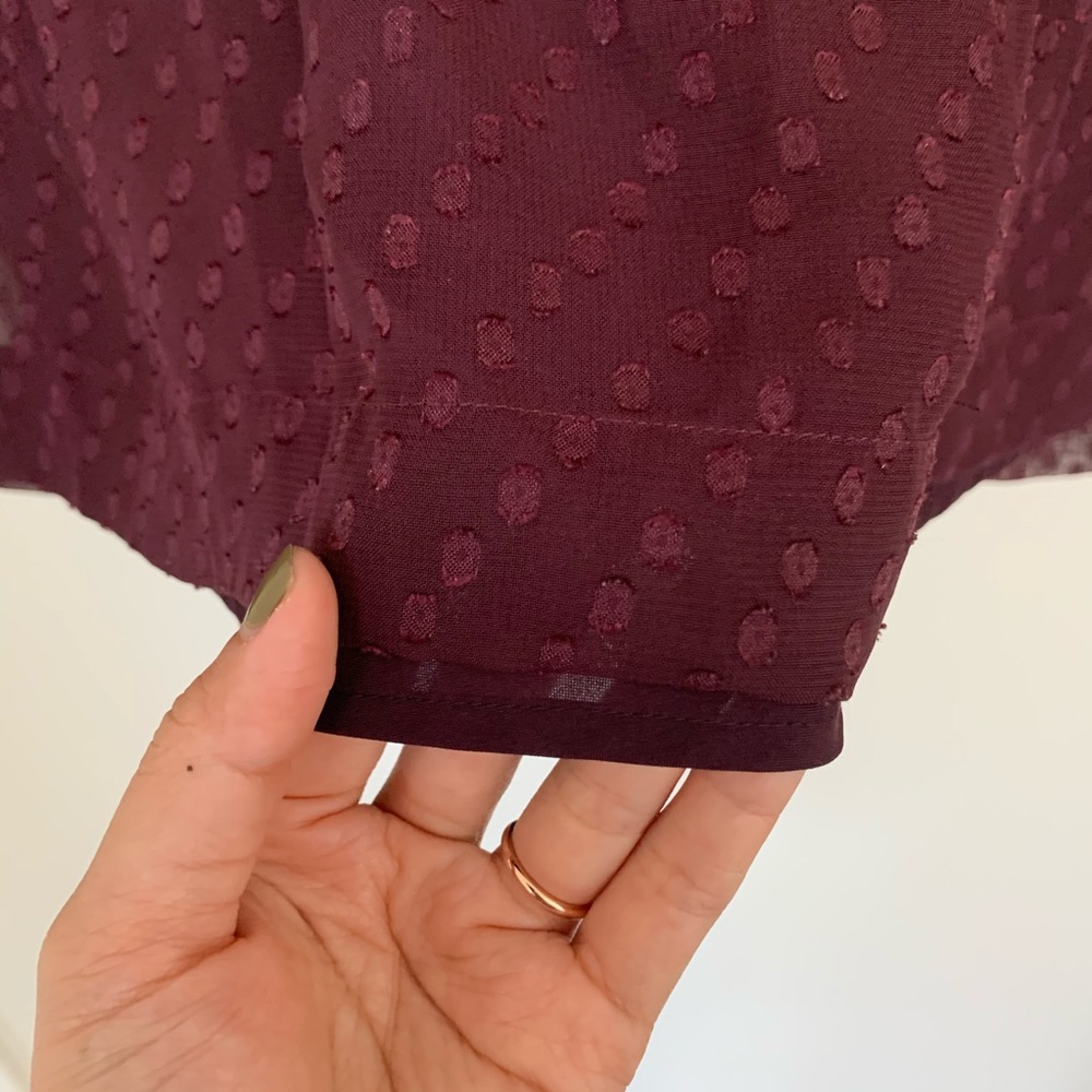 Madewell quarter sleeve blouse - Picture 3 of 6